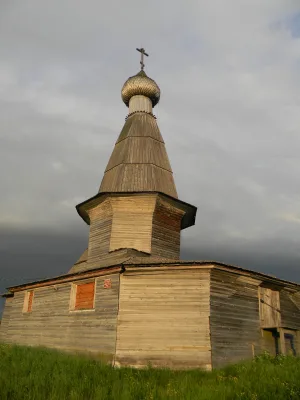 Церковь Никольская (деревянная) (Абрамовская (Нижняя Малошуйка, Вачевская))