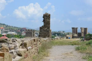 Curtain wall XIX of Genoese fortress (Sudak)