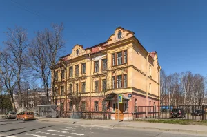 Особняк В.Л. Каплуна (с палисадником и металлической оградой)