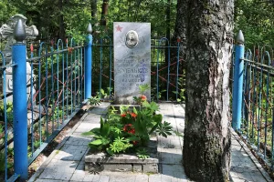 Могила Н.И. Шмелькова (1912-1967), Героя Советского Союза (Красная Горбатка)