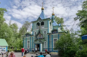 Церковь Серафима Саровского на Серафимовском кладбище в Санкт-Петербурге
