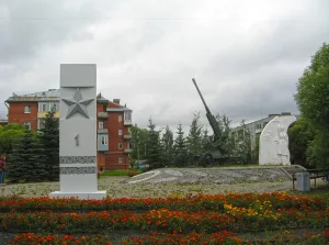 Памятник блокадной регулировщице