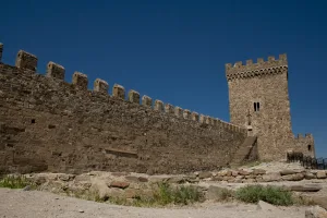 Curtain wall IV of Genoese fortress (Sudak)