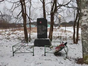 Памятник воинам 3-й Ленинградской дивизии народного ополчения, павшим в боях у ст. Ладва-Ветка в 1941 г. (Ладва-Ветка)