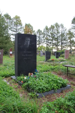 Могила Матвеева И.В. (1886−1975), активного участника борьбы за власть Советов (Петрозаводск)