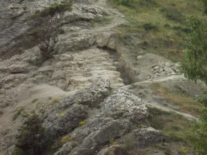 Shore fortification in Genoese fortress (Sudak)