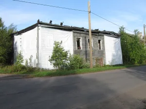 Дом, в котором в 1918 г. размещался Олонецкий ревком (Олонец)