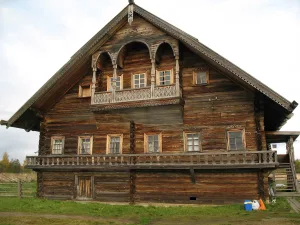 Дом Сергеевой из деревни Липовицы (остров Кижи)