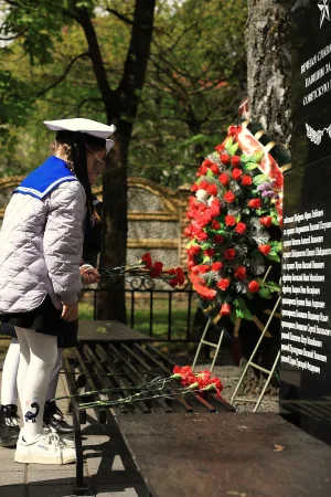 Братская могила советских воинов, погибших при штурме города-крепости Кёнигсберг (Калининград)