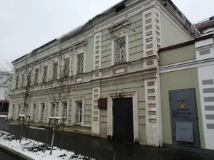 Дом городской усадьбы Е.И. Иванова, где в апреле-мае 1919 г. размещался штаб 218 оренбургского рабоче-крестьянского полка (Оренбург)