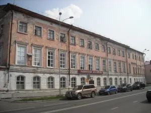 Здание, в котором в 1917 г. размещался первый городской Совет рабочих и солдатских депутатов (Рыбинск)