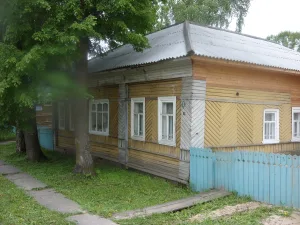 Флигель с каретником (Каретник деревянный, рубленый) (Тотьма)