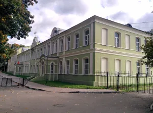Мужская гимназия с церковью Александра Невского (Сергиев Посад)