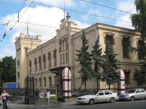 Народный дом Э.Л. Нобеля (с оградой)