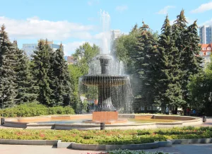 Фонтан в дендропарке