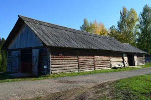 Гумно с овином из села Ошиб Кудымкарского района (Хохловка)