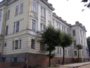 Здание, где в 1917 г. проходил второй объединительный губернский съезд Советов рабочих, крестьянских и солдатских депутатов (Владимир)