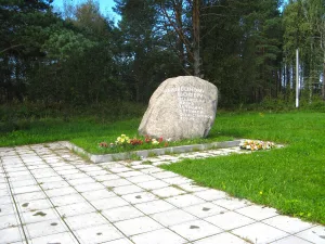 Могила неизвестного шофера, погибшего в борьбе с фашистами (Дусьево)
