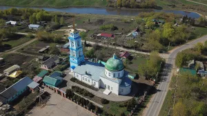 Церковь Иоанна Богослова с колокольней и интерьером (Куркино)