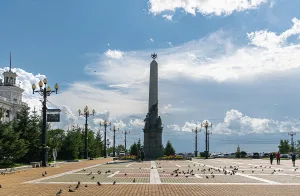 Памятник героям гражданской войны на Дальнем Востоке