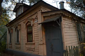Здание, где под руководством большевика Н.Л. Мещерякова собирались рабочие, члены социал-демократического кружка и печатались листовки (Ивантеевка)