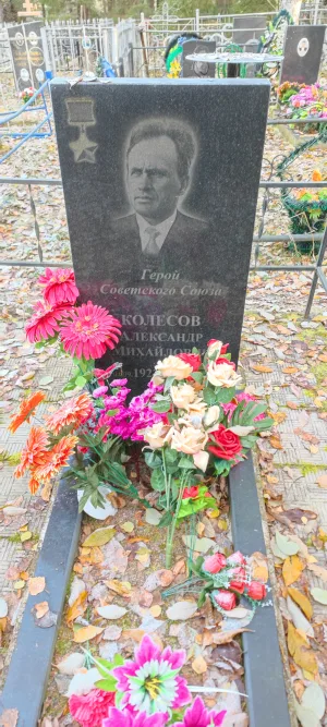 Могила Героя Советского Союза Колесова А.М. (Лоймола)