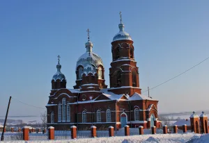 Казанская (Успенская) церковь с интерьером (Маколово)