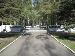Воинское кладбище, на котором захоронено 502 советских война, умерших от ран в госпиталях в годы Великой Отечественной войны (Иваново)