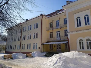 Здание земской больницы с флигелем