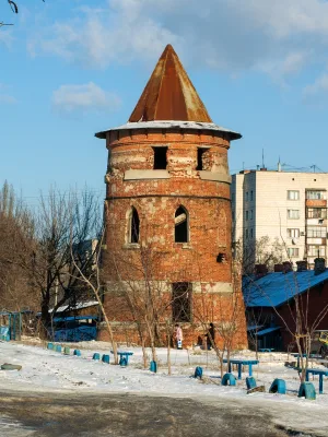 Башня водонапорная станции Царицын-Владикавказский Владикавказской железной дороги (Ворошиловский район)